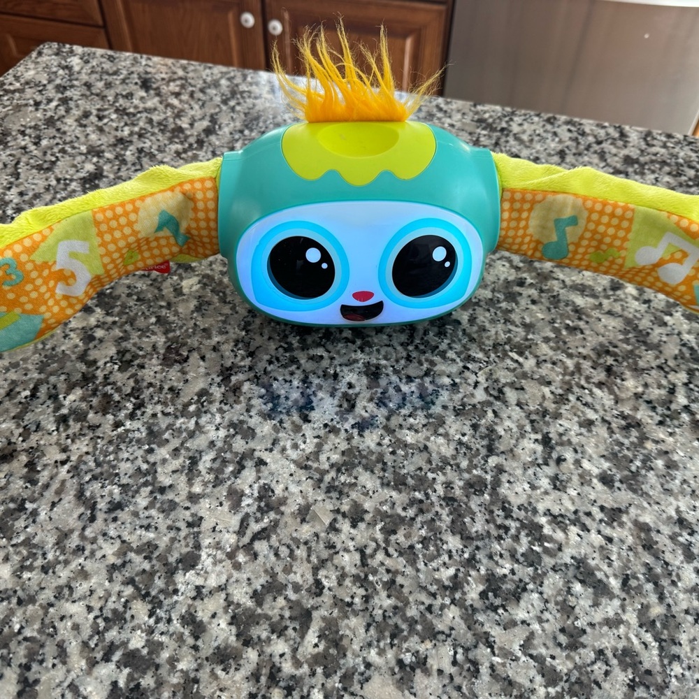 Fisher price Interactive Kids Toy - Green Musical Light-Up Plush